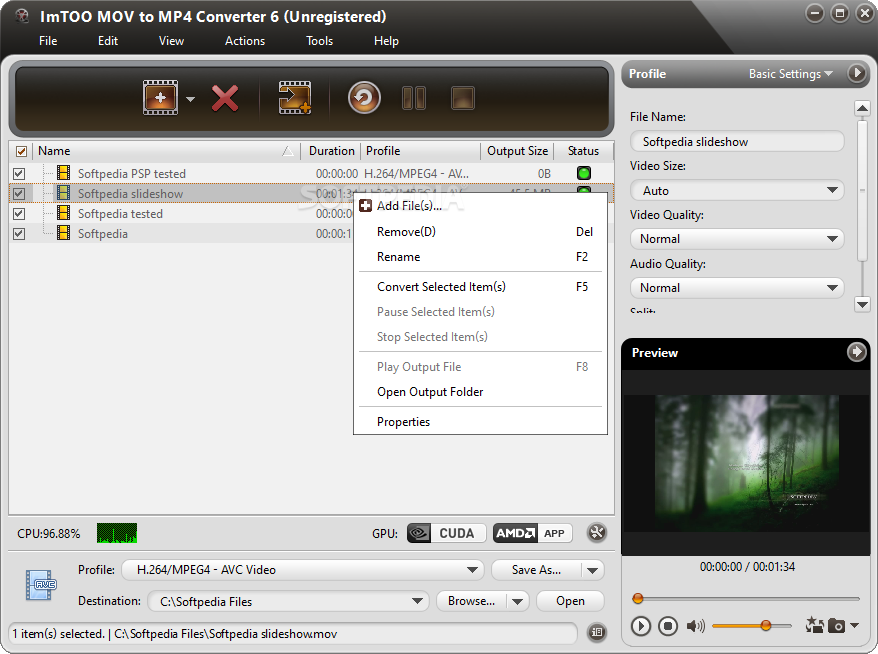Mov to mp4 converter software